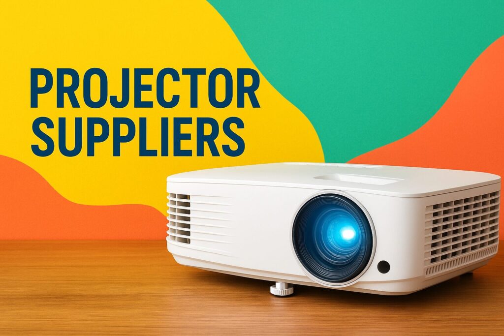 Modern conference room in Karachi business district featuring high-quality projector installation with Pakistani professionals conducting presentation, showcasing the growing demand for reliable projection solutions in Pakistan's corporate sector